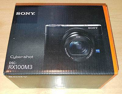 Sony Cybershot DSC-RX100 M3 20.1 MP Digitalkamera schwarz NEU inkl. Restgarantie