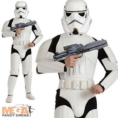 Deluxe Stormtrooper Star Wars Mens Fancy Dress Storm Trooper Adult Costume - New