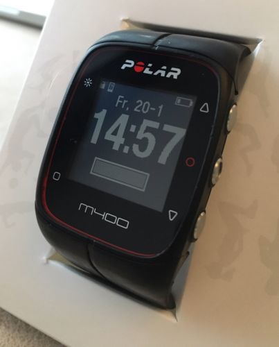 Polar M400 Fitness Uhr H7 Heart Rate Brustgurt Smartwatch Bluetooth GPS wie NEU
