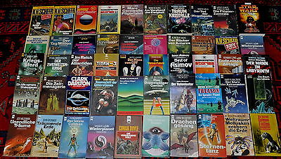 50 Science Fiction Taschenbücher / SF Paket 3