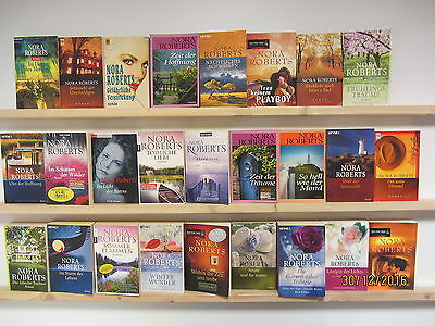 Nora Roberts 26 Bücher Romane romatische Romane Liebesromane Schicksalsromane