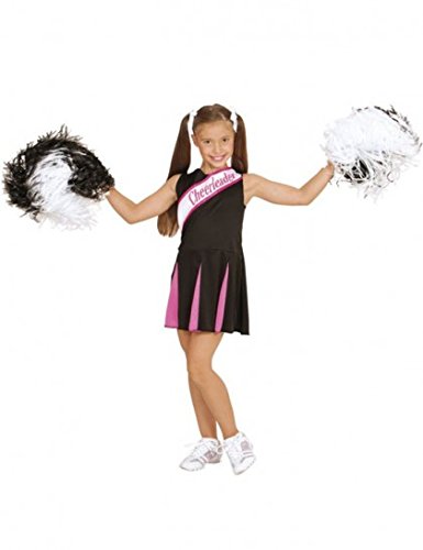 Widmann 02447 - Kinderkostüm Cheerleader, Kleid