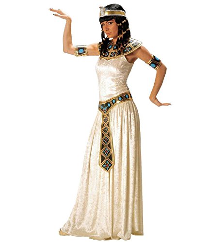 Widmann 32772 - Erwachsenenkostüm Ägyptische Kaiserin, Kleid mit Halsband, Gürtel und Armbänder