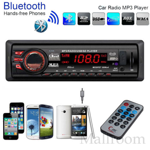 AUTORADIO In Dash BLUETOOTH Stereo USB+SD=16GB MP3 AUX RDS MP3/USB/SD/AUX/FM