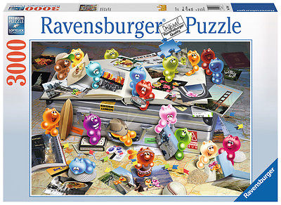 3000 Teile Ravensburger Puzzle Gelini auf Reisen 17064