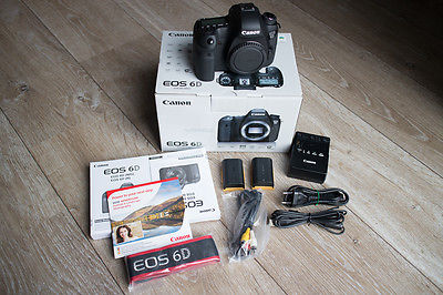 Canon EOS 6D 20.2 MP SLR-Digitalkamera Vollformat - wie neu!