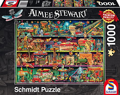 Schmidt Spiele 59376 - Aimée Steward, Spielzeug-Wunderwelt, Puzzle, 1000 teile