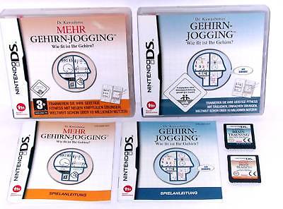 Dr. Kawashimas Gehirnjogging Teil 1 & 2 für Nintendo DS/ DS Lite/ DSi/XL
