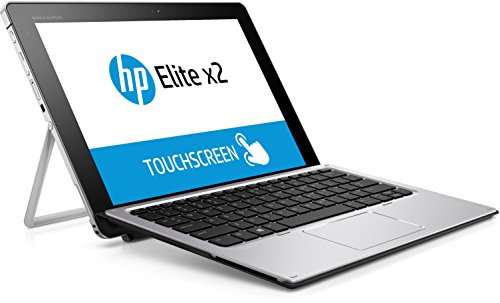 HP Elite x2 1012 G1 (L5H19EA) 30,48 cm (12 Zoll / FHD) Tablet PC (Intel Core m5-6Y57, 8GB RAM, 256GB SSD, mit Tastatur, Windows 10 Pro 64) silber