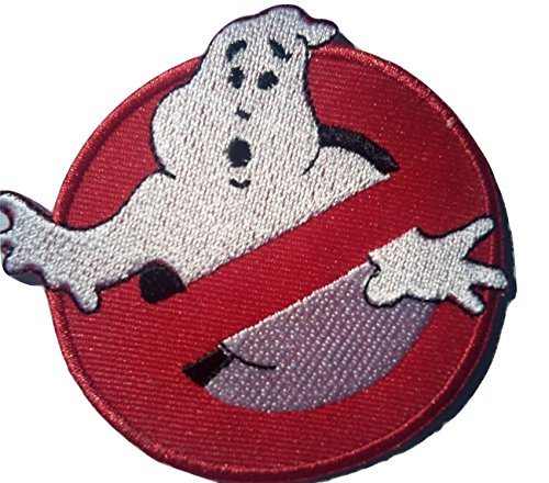 Ghostbuster Aufnäher Patches zum Aufbügeln Aufbügler für Kleidung Bügelbild Applikation Patches 7 cm