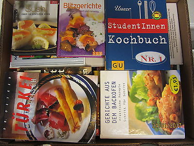 60 Bücher Kochbücher nationale und internationale Küche Paket 1