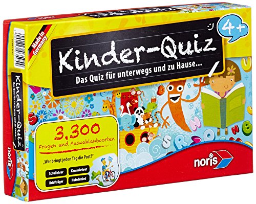 Noris Spiele 606013595 - Kinder Quiz 4+  , Kinderspiel