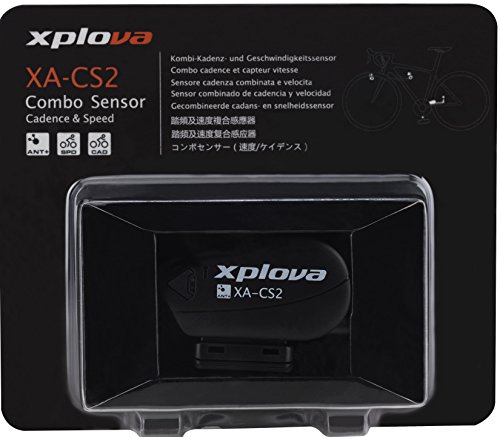 Acer ZC.t01ta.12 x Geschwindigkeitsmesser und Geschwindigkeit Combo für Xplova X5 mit Technologie Ant +, Schwarz