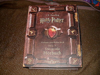 Harry Potter - Das große Hörbuch Komplettfassung 121 CDs gelesen von Rufus Beck