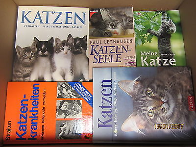 56 Bücher Katze Katzen Katzenpflege Katzenrassen Katzenkrankheiten Katzenhaltung