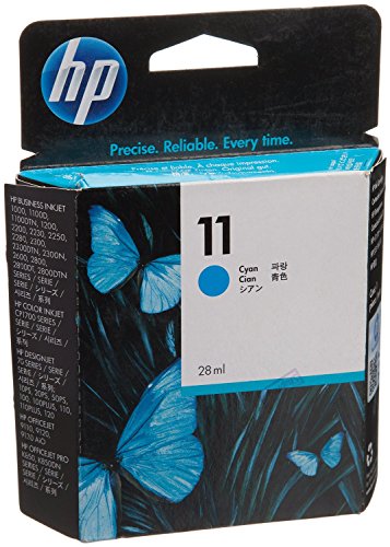 HP 11 Blau Original Druckerpatrone für HP Officejet Pro, HP Business Inkjet, HP Designjet