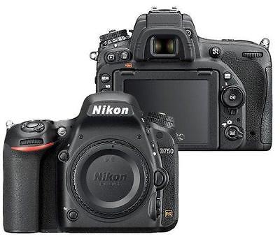 Nikon D750 Body SLR-Digitalkamera (24,3 Megapixel, 8,1 cm (3,2 Zoll) wie NEU OVP