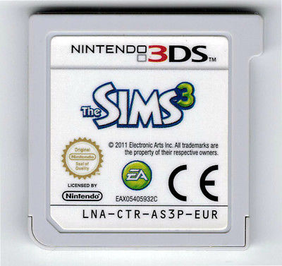 THE SIMS 3 NINTENDO 3DS 2DS GAME CARTRIDGE CART ONLY