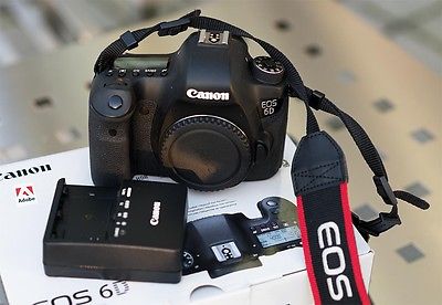 Canon EOS 6D 22 MP SLR-Digitalkamera - Schwarz (Nur Gehäuse)