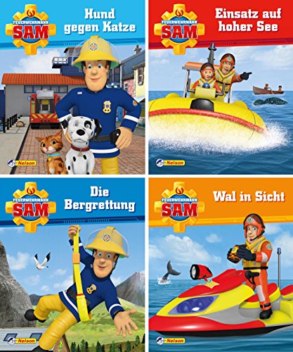 Nelson Mini-Bücher: 4er Feuerwehrmann Sam 5-8