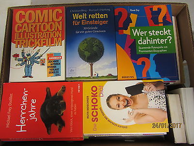 74  Bücher Softcover Romane Sachbücher u.a. Paket 1