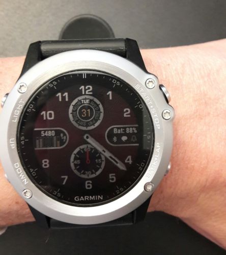 Garmin fenix 3 HR GPS-Multisport-Smartwatch - Herzfrequenzmessung am Handgelenk