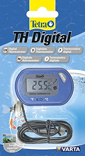 Tetra TH Digital Thermometer (für alle Aquariengrößen, für die einfache und sichere Messung der Wassertemperatur im Aquarium)