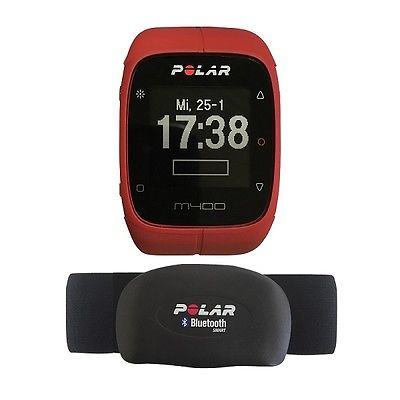 Polar M400 HR rot Sportuhr Pulsuhr Aktivitätstracker H7 Herzfrequenz-Sensorenset