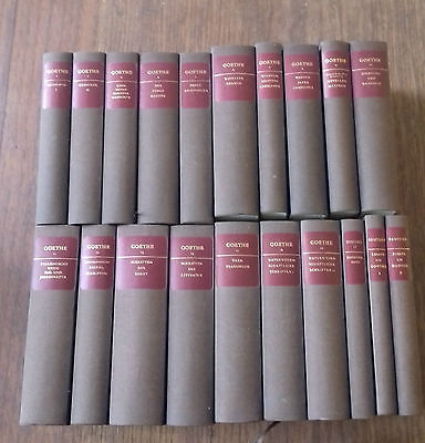 Gedenkausgabe zu Goethes 200j. Geburtstag in 20 Bänden. Ex Libris 1979