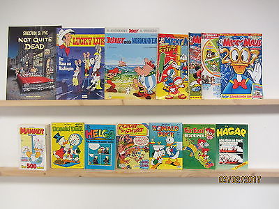 140 Comic Comics Micky Maus Asterix Lucky Luke Hägar Donald Duck Fix + Foxi u.a.