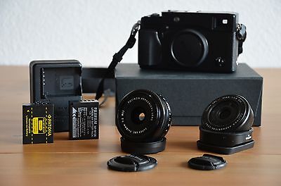 Fujifilm X-Pro1 Systemkamera mit 2 Objektive (18mm, 27mm)