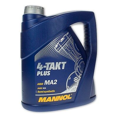 4 (1x4) Liter MANNOL 10W-40 4-Takt Plus Motorradöl JASO MA2