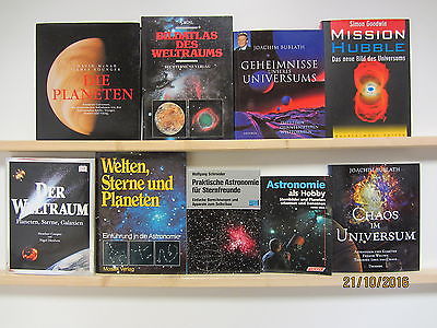 29 Bücher Weltraum Raumfahrt Astronomie Universum All Sterne Planeten Raumfahrt