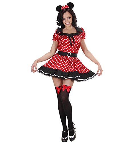 Widmann 77441 - Kostüm Mouse Girl, Kleid und Ohren, Größe S