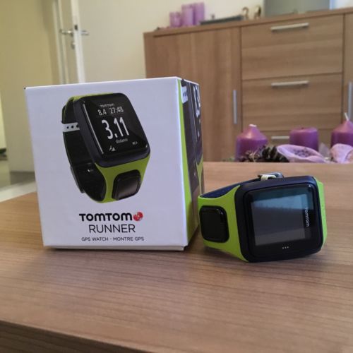 TomTom GPS Sportuhr Runner blau / grün