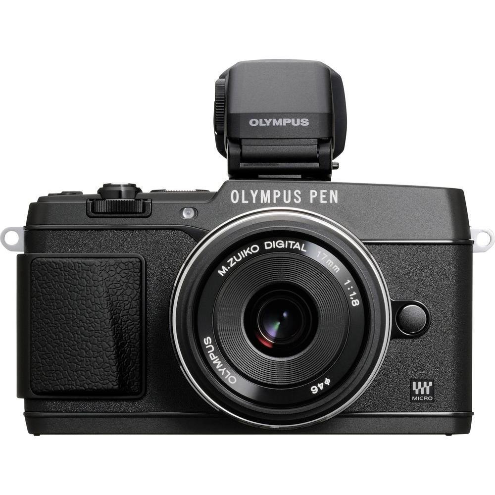 Olympus PEN E-P5 16,1 MP Digitalkamera - Schwarz (Kit mit 17mm Objektiv)