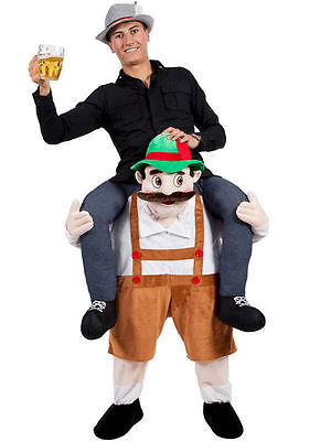 Carry Me Bavarian Beer Guy Ride On Oktoberfest Mascot Fancy Dress Costume Neu