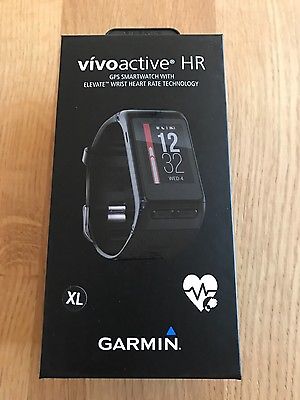 Garmin Vivoactive HR XL Fitness Tracker Sport GPS Smart Watch Herzfrequenz