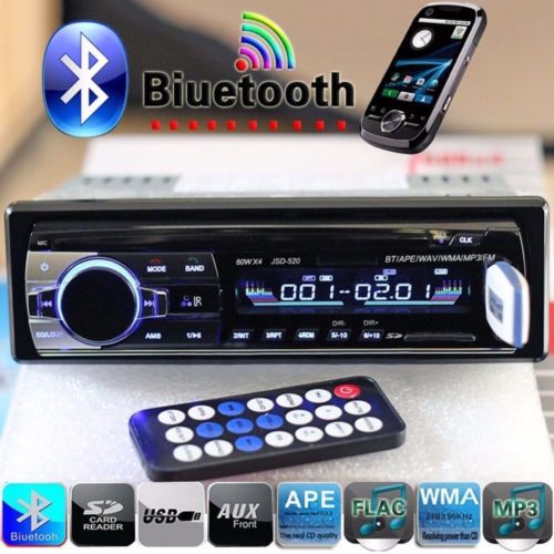 Bluetooth Car Head Units Autoradio 1DIN MP3/USB/SD/AUX-IN FM Radio Player Non-CD