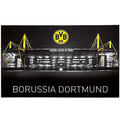 BVB Borussia Dortmund Fahne Zimmerfahne Flagge Signal Iduna Park 140 x 90 Neu