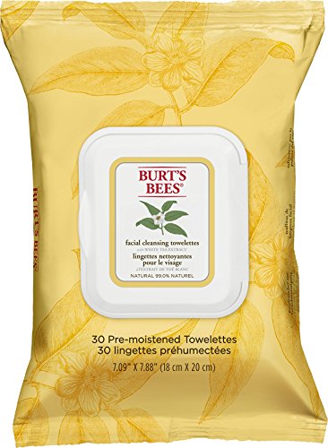 Burt's Bees Gesichtsreinigungstücher mit Weißtee-Extrakt, 30 Stück