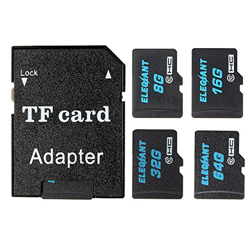 ELEGIANT 32 GB Micro SD TF Karte Speicherkarte Speicher Memory Card Class10 mit SDHC Adapter
