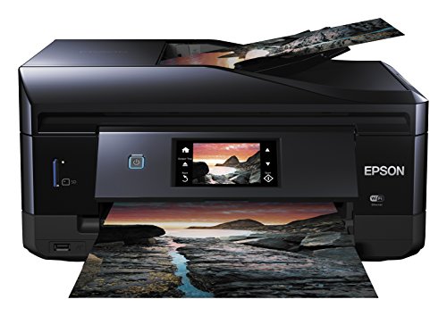 Epson Expression Photo XP-860 Tintenstrahl-Multifunktionsgerät (Drucken, Scannen, Kopieren und Fax) schwarz