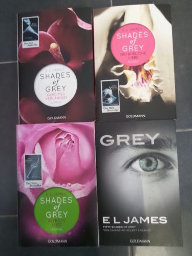 Bücherkiste / Sammlung Fifty Shades of Grey E.L. James 4 erotische Bücher