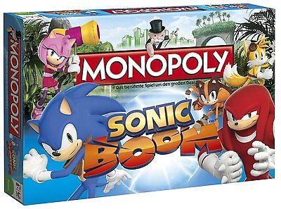 SONIC BOOM Monopoly DEUTSCH von HASBRO 50 x 50 cm XL the Hedgehog Spiel