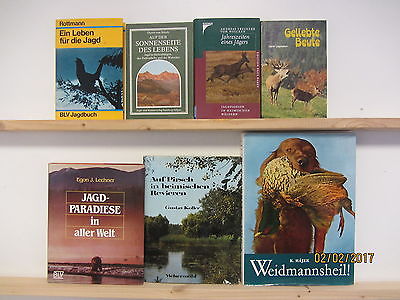 37 Bücher Jagen Jäger Jagdgeschichten Wild Jagdgebiete Jagdreviere