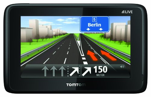 TomTom GO LIVE 1005 Navigationssystem (13 cm (5 Zoll) Fluid Touch Display, HD Traffic, Google, Bluetooth, Parkassistent, Europa 45)