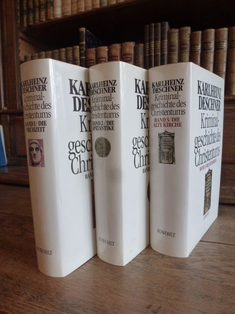 Deschner, Kriminalgeschichte d. Christentums, 3 Bde ( kpl. ), Rowohlt, 1990