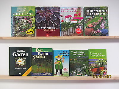 37 Bücher Garten gärtnern Gartengestaltung Gartenpflege Gartenkunst Naturgarten