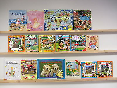 16 Bücher Kinderbücher Puzzlebücher Kleinkinderbücher Kindergartenbücher